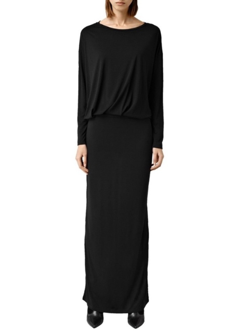 All Saints Zeta Long Sleeve Maxi Dress